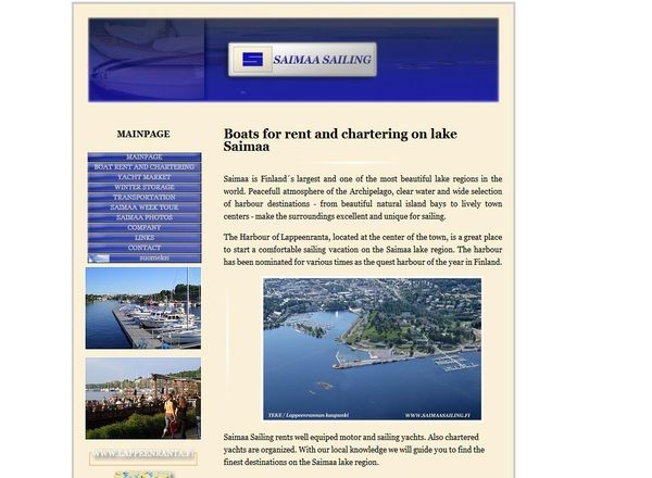 Saimaa Sailing - лодки для аренды и фрахтования на озере Сайма