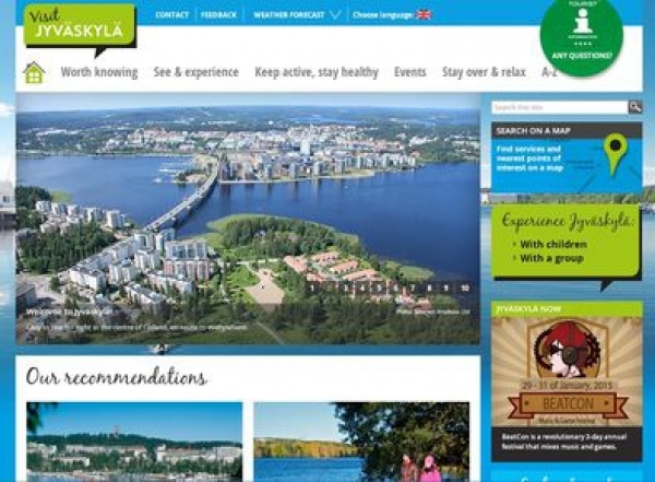 Официальный туристический сайт региона Ювяскюля