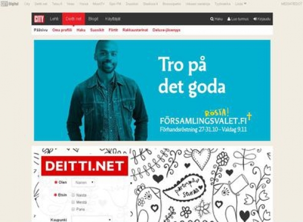 Deitti - знакомства в Финляндии